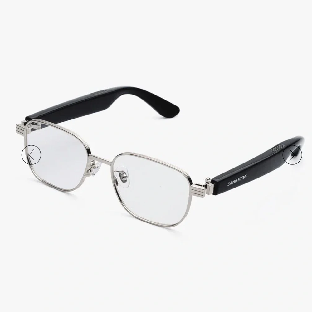 sangstre smart glasses with charging case